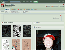 Tablet Screenshot of dreamsxofxhiei.deviantart.com