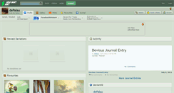 Desktop Screenshot of depalau.deviantart.com