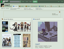 Tablet Screenshot of ctang15.deviantart.com
