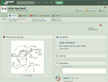 Tablet Screenshot of little-yaoi-devil.deviantart.com
