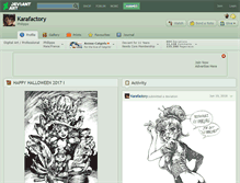 Tablet Screenshot of karafactory.deviantart.com