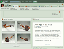 Tablet Screenshot of devi-nate.deviantart.com