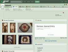 Tablet Screenshot of hubson0.deviantart.com