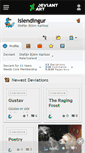 Mobile Screenshot of islendingur.deviantart.com