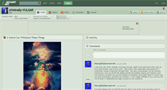 Desktop Screenshot of criminally-vulgar.deviantart.com