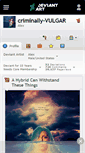 Mobile Screenshot of criminally-vulgar.deviantart.com
