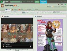 Tablet Screenshot of angelasasser.deviantart.com