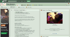 Desktop Screenshot of kinky-demons.deviantart.com