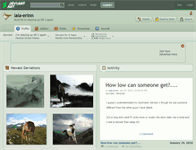 Tablet Screenshot of lala-erinn.deviantart.com