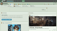 Desktop Screenshot of deivcalviz.deviantart.com