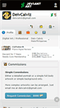 Mobile Screenshot of deivcalviz.deviantart.com
