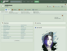 Tablet Screenshot of katabulous.deviantart.com