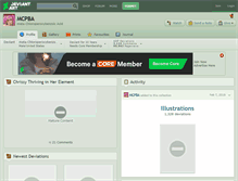 Tablet Screenshot of mcpba.deviantart.com