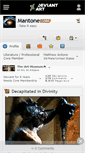 Mobile Screenshot of mantone.deviantart.com