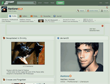 Tablet Screenshot of mantone.deviantart.com