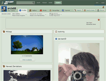 Tablet Screenshot of ercle88.deviantart.com