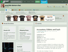 Tablet Screenshot of anarchist-demon-chaz.deviantart.com