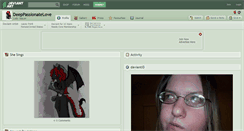 Desktop Screenshot of deeppassionatelove.deviantart.com