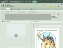 Tablet Screenshot of canismajor.deviantart.com