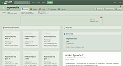 Desktop Screenshot of imposterzilla.deviantart.com