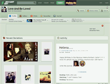 Tablet Screenshot of love-and-be-loved.deviantart.com