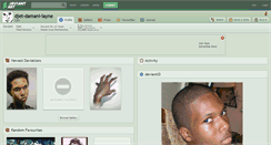 Desktop Screenshot of djet-damani-layne.deviantart.com