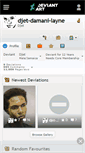 Mobile Screenshot of djet-damani-layne.deviantart.com