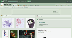 Desktop Screenshot of igor-fan-club.deviantart.com