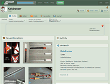 Tablet Screenshot of kaisdranzer.deviantart.com