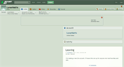 Desktop Screenshot of lunarmatrix.deviantart.com