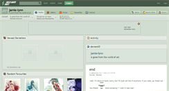 Desktop Screenshot of jamie-lynn.deviantart.com