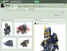 Tablet Screenshot of jakdaw.deviantart.com