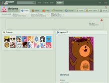 Tablet Screenshot of dbrianna.deviantart.com