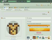 Tablet Screenshot of flavoconia.deviantart.com