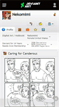 Mobile Screenshot of nekomimi.deviantart.com