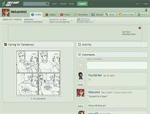 Tablet Screenshot of nekomimi.deviantart.com