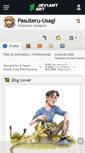 Mobile Screenshot of pasuteru-usagi.deviantart.com