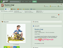 Tablet Screenshot of pasuteru-usagi.deviantart.com