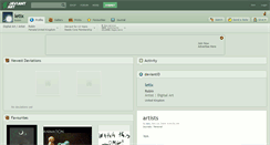 Desktop Screenshot of letix.deviantart.com