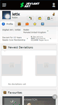 Mobile Screenshot of letix.deviantart.com