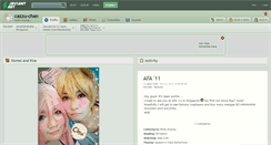 Desktop Screenshot of cazzu-chan.deviantart.com