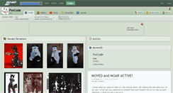 Desktop Screenshot of foxcode.deviantart.com