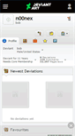 Mobile Screenshot of n00nex.deviantart.com