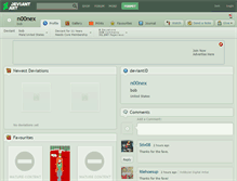 Tablet Screenshot of n00nex.deviantart.com
