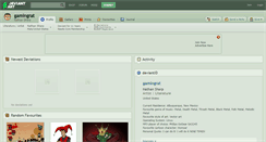 Desktop Screenshot of gamingrat.deviantart.com