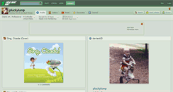 Desktop Screenshot of pluckylump.deviantart.com