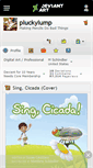 Mobile Screenshot of pluckylump.deviantart.com