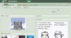 Desktop Screenshot of cougar5.deviantart.com