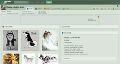 Desktop Screenshot of husky-lover4-ever.deviantart.com