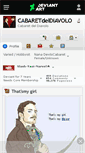 Mobile Screenshot of cabaretdeldiavolo.deviantart.com